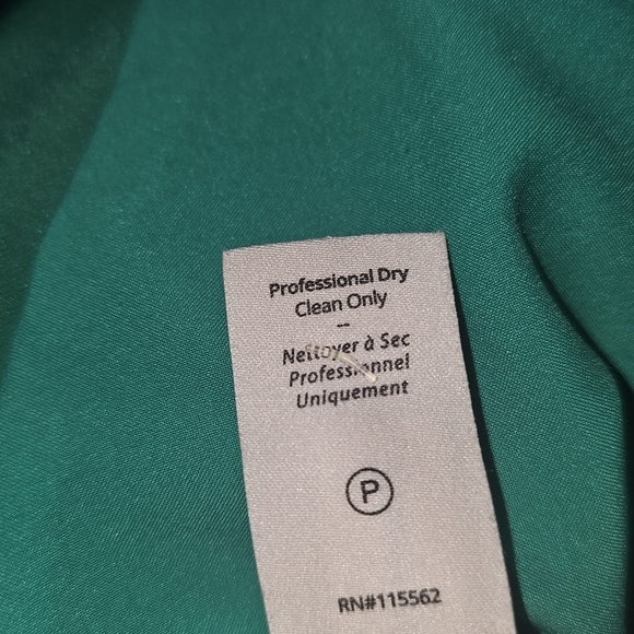 CINQ À SEPT Colina Satin One Shoulder Asymmetric Ruffle Hem Dress Emerald Green - Picture 16 of 16